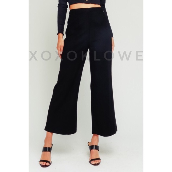 POL Pants - POL Black Velvet Flare Pants Holidays Christmas